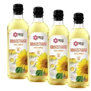 커클랜드 시그니춰 백설 해바라기씨유900ml X 4