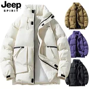 지프 JEEP SPIRIT 남녀공용 스탠드카라 캐주얼 데일리 포인트 패딩 점퍼 JP8988