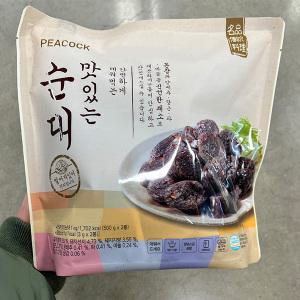 피코크 맛있는 순대 1kg (500g x2봉)