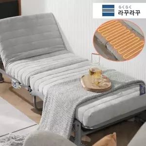 (홈쇼핑제품) 라꾸라꾸침대 1인용 열선내장 싱글 접이식침대 CBK-006S(G)
