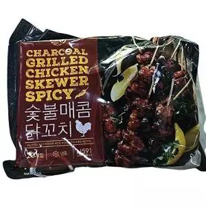 [셀러허브 식품]숯불 매콤닭꼬치 800g 71420-1 (29456360)