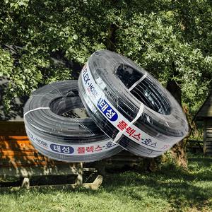 국산 PVC 흑편사호스 16mm 30M 고압 물호스 가정 정원 농업