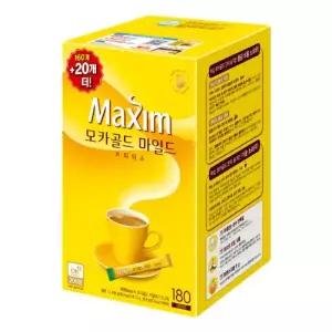 아트박스/호사문구 동서 맥심 모카골드 커피믹스 160T+20T