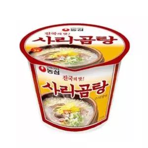 오피스디포 사리곰탕면 큰컵 111gx16개 박스 농심