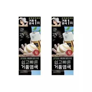 [미쟝센] 미쟝센 올뉴 쉽고빠른거품염색 2N 흑색 2개