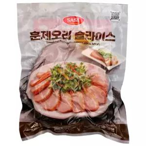 냉동훈제오리슬라이스 800G/사세