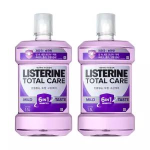 리스테린 토탈케어 마일드 1.5L x 2개 저자극 순한맛 구강청결제 코스트코