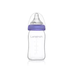 란시노 유리젖병 160ml 신생아 아기(젖꼭지 S포함)