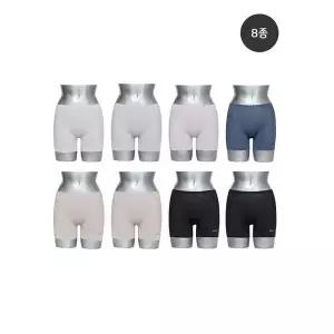 [하프클럽/푸마 언더웨어]여성 퓨징 사각팬티 8종세트