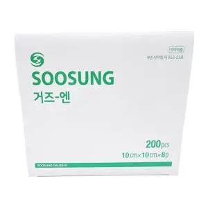 수성 접은거즈 10cmX10cmX8p 200매 의료용 드레싱