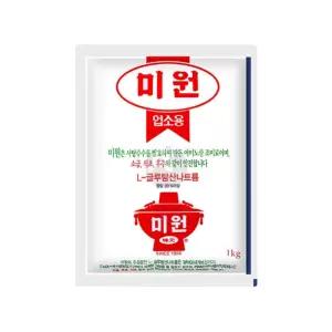 대상 미원 업소용 L-글루탐산나트륨 발효조미료 1kg 감칠맛조미료 고운입자미원 조미료가루