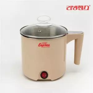리빙센스N1025MC 1.0L/모카색상 미니 무선 전기 멀티 라면포트 전기포트 멀티쿠커 냄비