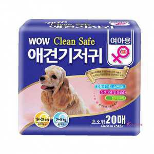 강아지 애견 마킹 20매 1P 초소형 기저귀 여아용 여아용기저귀rst254