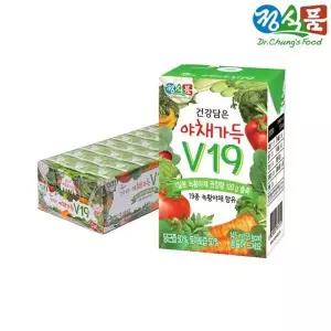 [베지밀]정식품 건강 담은 야채가득 V19 145mlx24팩