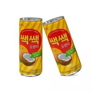 [리미드] 롯데 쌕쌕 오렌지 시원한 주스 음료 240ml X 30캔