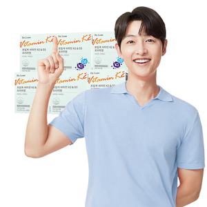 6개월 닥터린 송중기 초임계 비타민 K2  D3 프리미엄 메나퀴논 MK-7 30정, 6개 300mg x 30정 720626