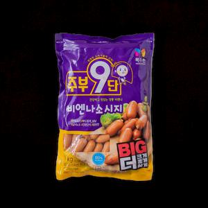 BIG 주부9단 비엔나소시지 1kg 1개 아이간식 반찬 밀키트