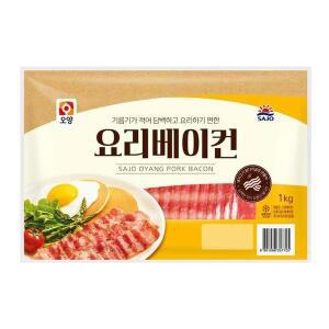 [셀러허브]사조오양 기름기가 적은 요리 베이컨 냉동 1kg (S11283339)