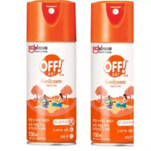 에프킬라 오프OFF 에어로졸 임산부 천연 진드기 모기 기피제 퇴치제 150mL - 2개