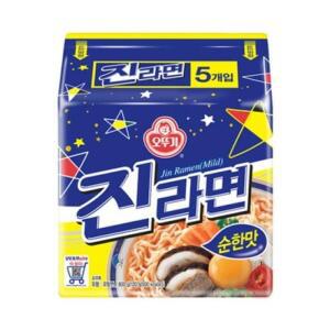[아우트]파츠 진라면멀티750(순한맛)5개입 박스(8개입)