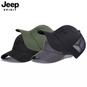 JEEP SPIRIT 남녀공용 메쉬 야구 모자 여름 통기성 볼캡 데일리 여성 남성 커플 남자 여자 등산패션 캠핑패션 모자 CA0197