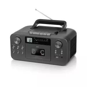 브리츠 BZ-LX50BT 블루투스 올인원 스피커 USB FM 라디오 카셋트 플레이어 휴대용 캠핑용