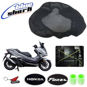 블루샤크 밴딩타입3XL 오토바이쿨시트 포르자300 350 메쉬커버 FORZA 안장카바