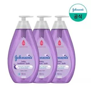 [존슨즈] 베드타임 베이비 바스 500ml x3