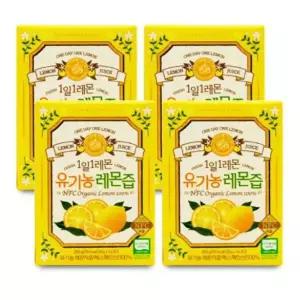 1일1레몬 유기농레몬즙 4박스 (25g x 56포) | 홀베리 | 밸런스 건강한간식 레몬수 알칼리성 수분충전 무첨