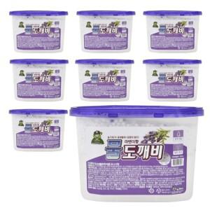 산도깨비 습기제거제 물도깨비 제습제 라벤더향 500mlX8P 방향제 탈취제 곰팡지방지