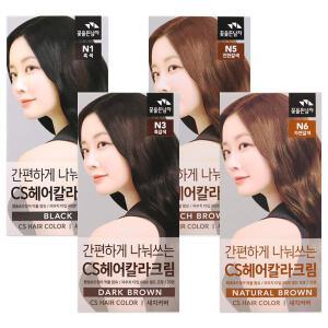 메온셀 꽃을든남자 간편하게 나눠쓰는 CS헤어칼라 염모제
