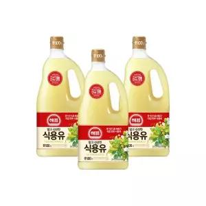 사조 해표 콩기름 1.8L x 3개 / 식용유 유지류 오일 기름