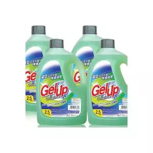 겔업 고농축 액체세제 2.5L x 4개 세탁세제 총10000ml