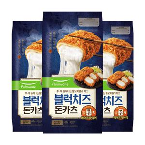 풀무원 블럭치즈돈카츠 420g×3개 기름필요없는