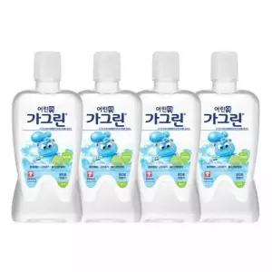 가그린 어린이 구강청결제, 청포도향, 380ml, 4개