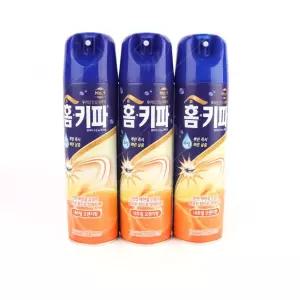 (내추럴오렌지향) 홈키파 엘비이 에어졸 모기약 3p/나방/벼룩/여름/해중/차단/분사형/진드기/베란다/실외