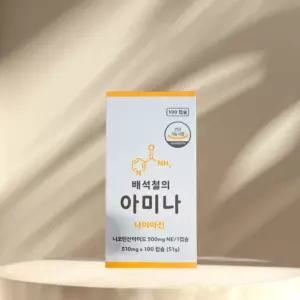 아미나 나이아신 수용성 비타민B3 100캡슐 1개