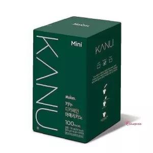 카누맥심 JU 아메리카노 원두커피 100T 디카페인 미니 작은 경량yza746