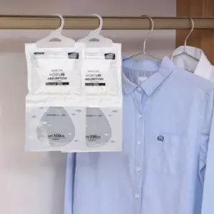 10매 500ml 대용량 큰 걸이형 습기제거제 고리달린 옷장 제습제 옷걸이 방습제 걸이식