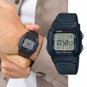 백화점AS가능 카시오 군인시계 W-800H-1A 전자 디지털 방수 백라이트 지코스모 제품