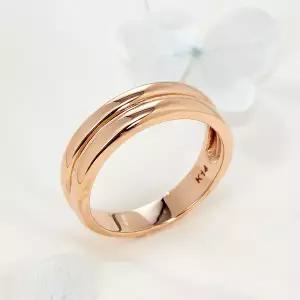[비앤비골드] 18K 에센셜 엥게이지 레이어드 반지 RSS41403