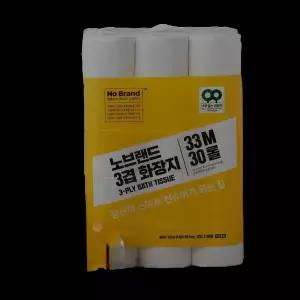 노브랜드 3겹 화장지 33m X 30롤 생리대