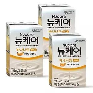 [셀러허브]뉴케어 바나나맛 미니 150ml 24팩 식사대용 간편식 균형영양식 D (S33305426)