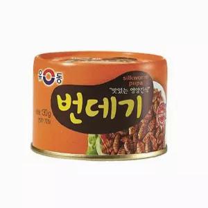 유동 번데기 FOODALL 캔 130G