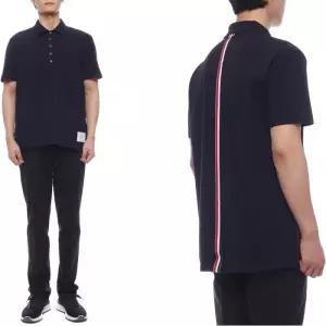 25SS 남성 센터백 스트라이프 폴로 반팔티셔츠 (MJP042A 00050 415 25S)