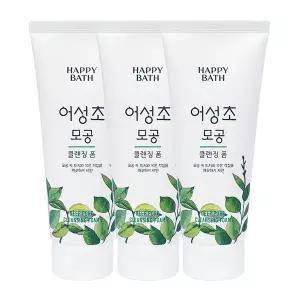 [해피바스]해피바스 어성초 모공 클렌징폼 200g x3