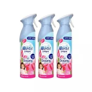 페브리즈 에어 실내탈취제 다우니향 165g x 3개 화장실 고기냄새 공기탈취제