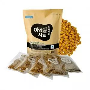 아침애 수제사료 오리 연어 감자 3kg