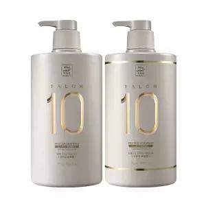미쟝센 살롱10 단백질 샴푸 990ml+트리트먼트 에센스팩(극손상)990ml