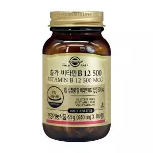 솔가 비타민B12 500 640mgX100정